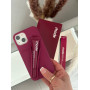 Бордовый чехол rhode з блеском на iPhone 15 lip Case Raspberry Jelly 
